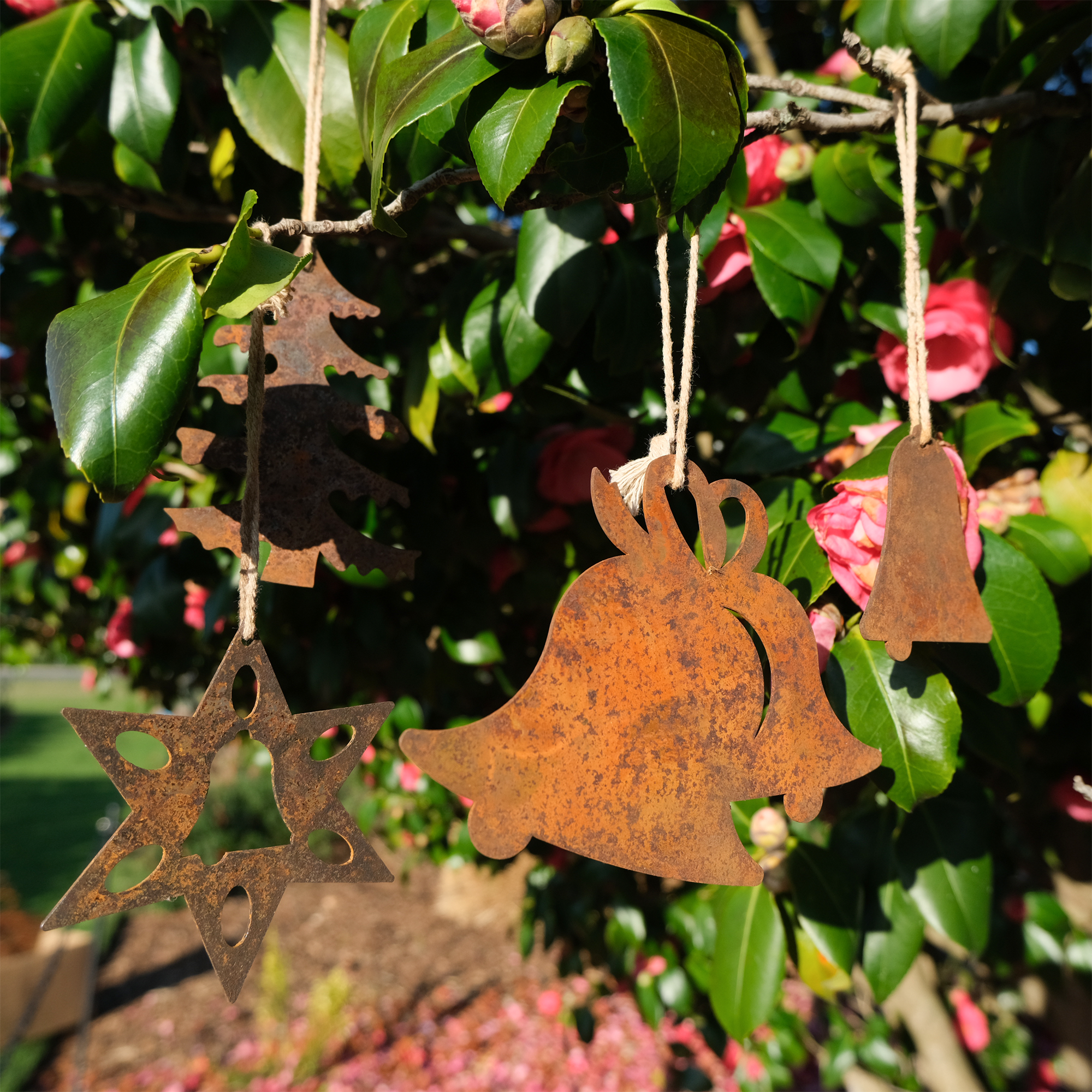 DE01015 Pendant Hexagon bell-Christmas tree decoration