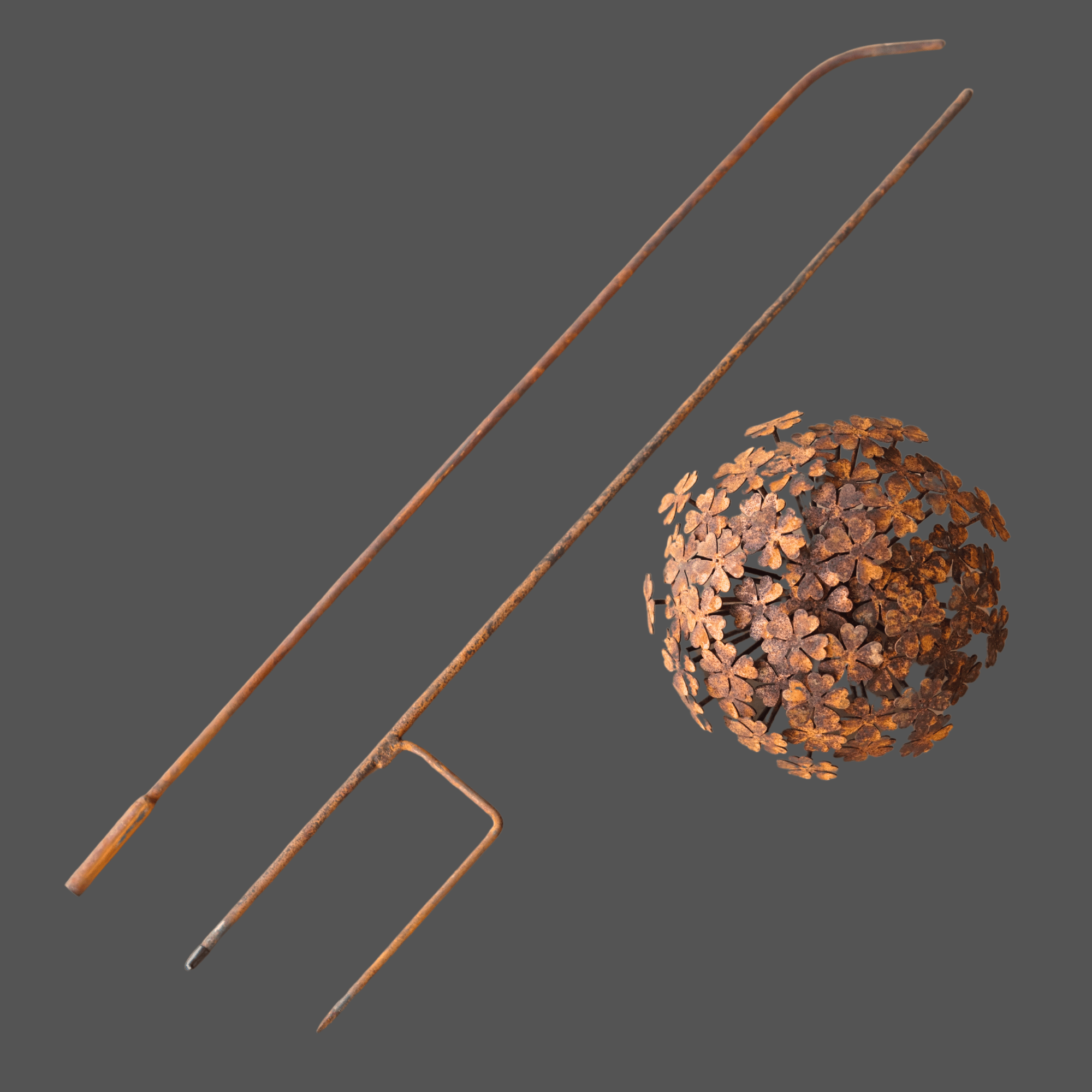 W6051B - Hydrangeas flower stake