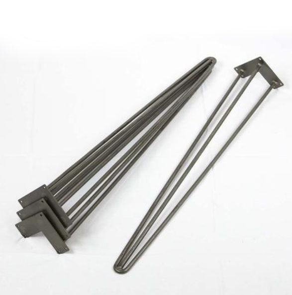 W5042AK Heavy Duty 3-rod Hairpin leg 86cm Set/4