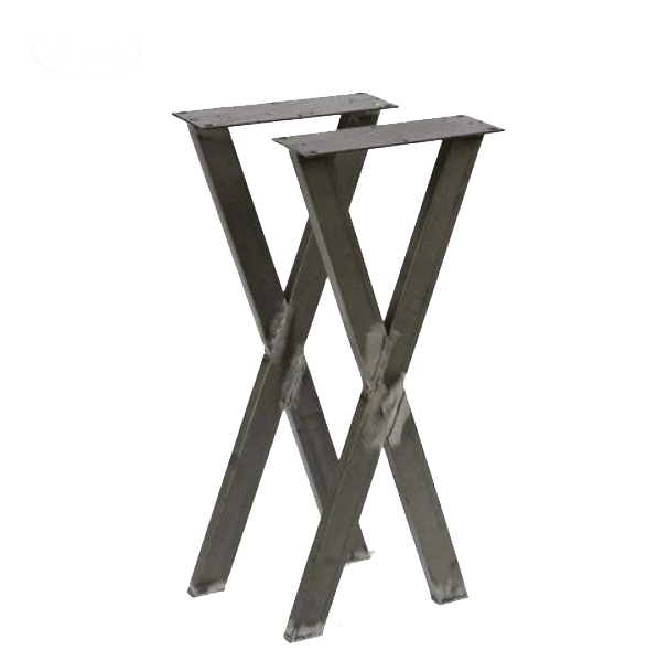 W5034B Console table X legs, 1 Pair (Set of 2 legs) 71cm tall