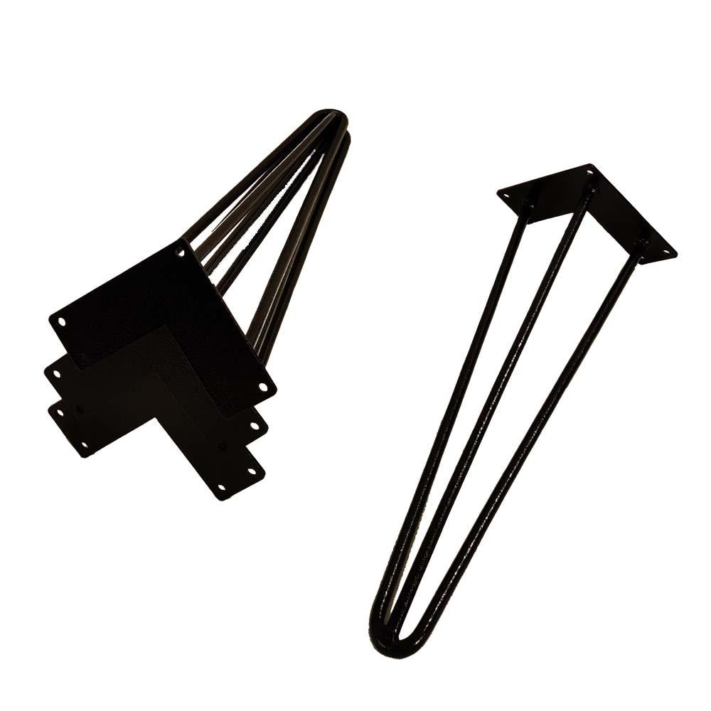 W5032C Reinforced 3-rod Hairpin leg 40cm