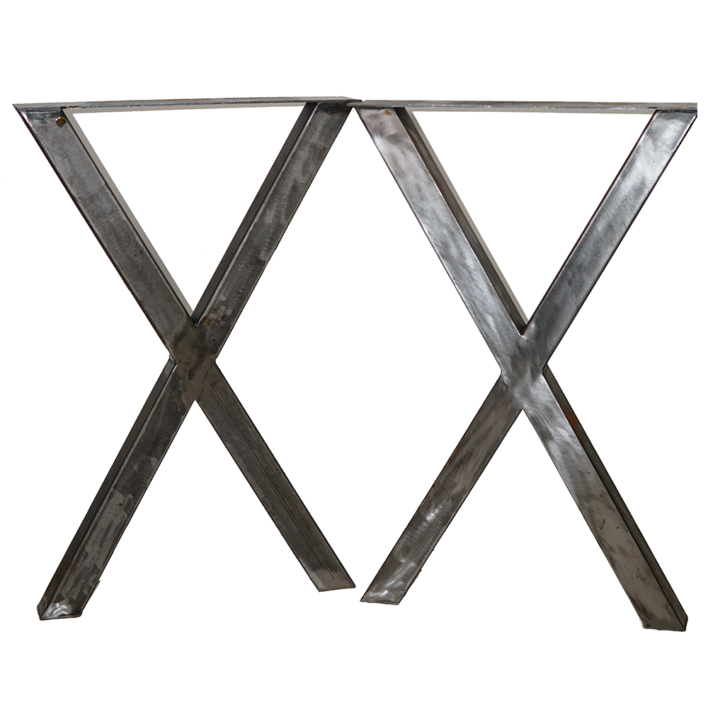 W5034BW Writing desk table X legs, 1 Pair (Set of 2 legs) 71cm tall