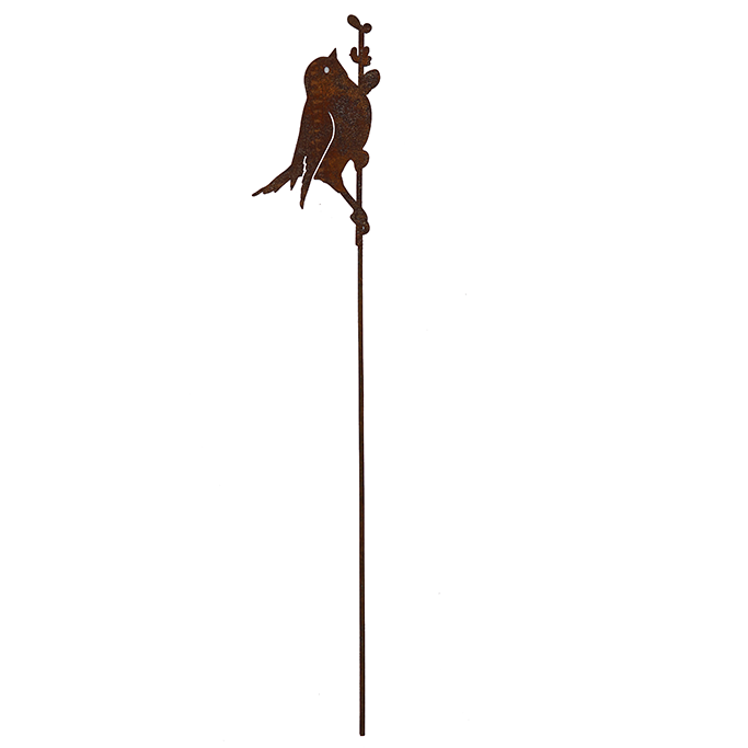 *W3574P Bird on willow pick - SET OF 5