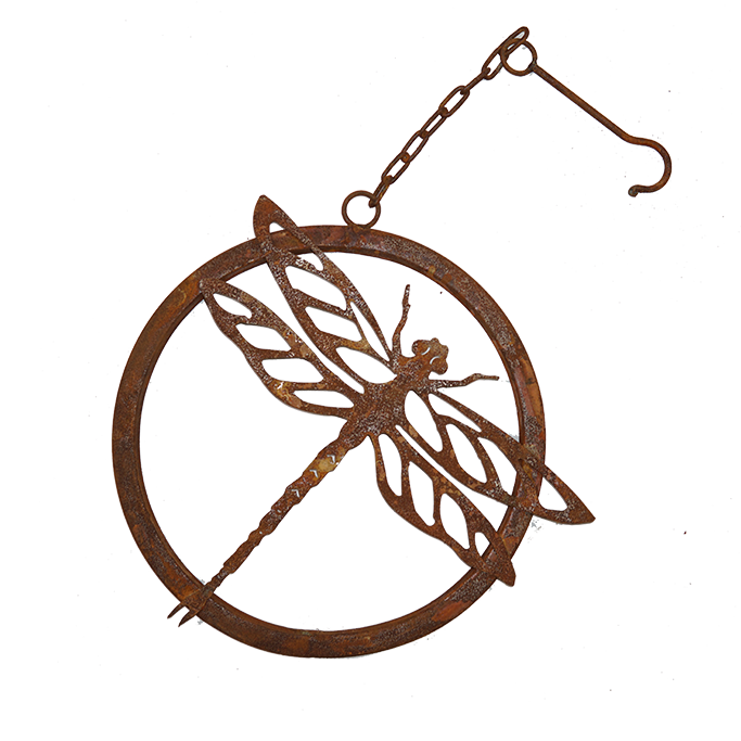 *W4268 Dragonfly ring with hook set of 3