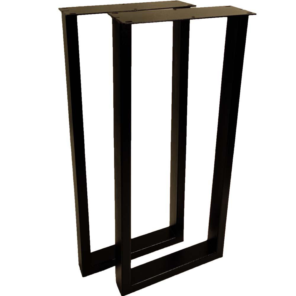 W5033B Console table U legs, 1 Pair (Set of 2 legs) 71cm tall