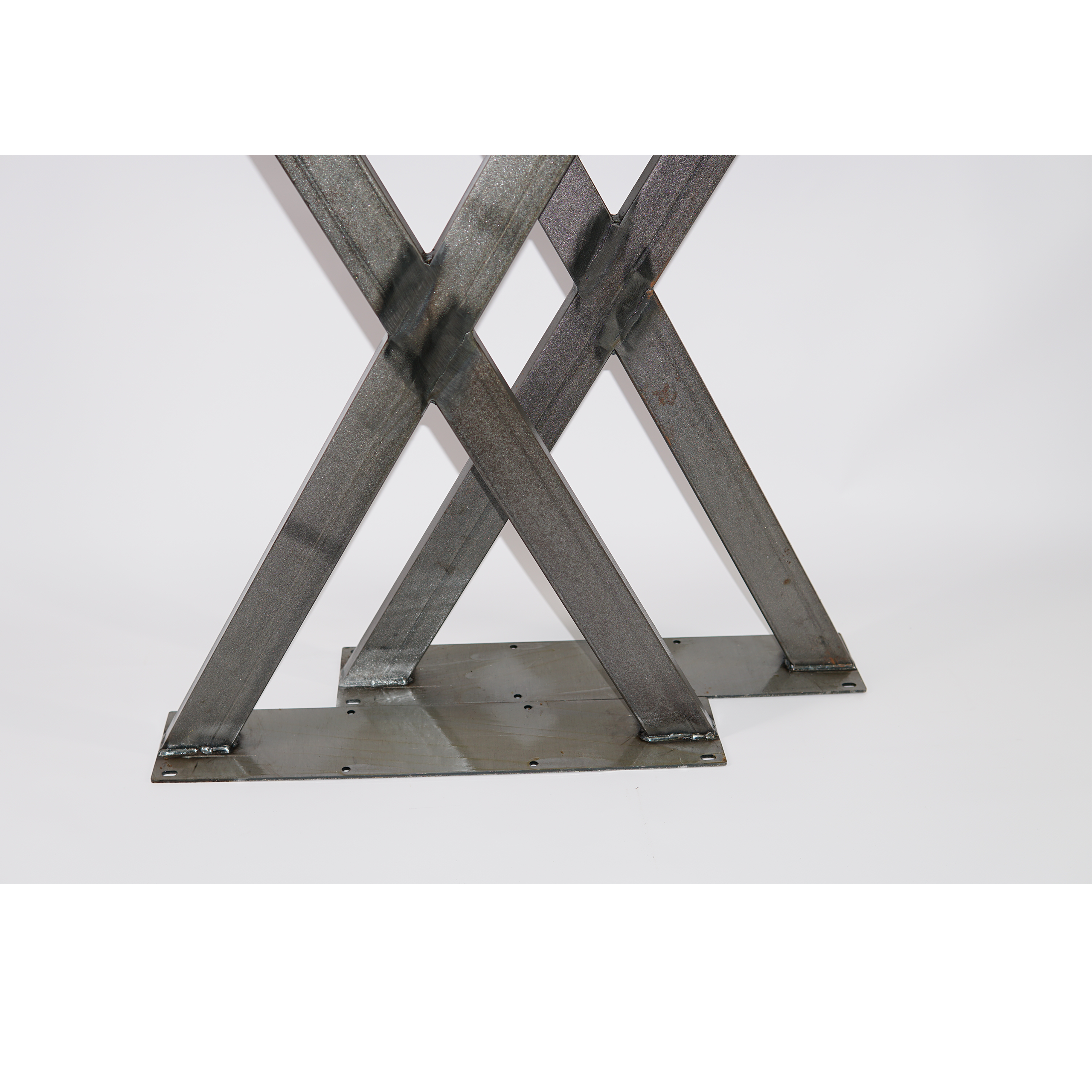 W5034BW Writing desk table X legs, 1 Pair (Set of 2 legs) 71cm tall
