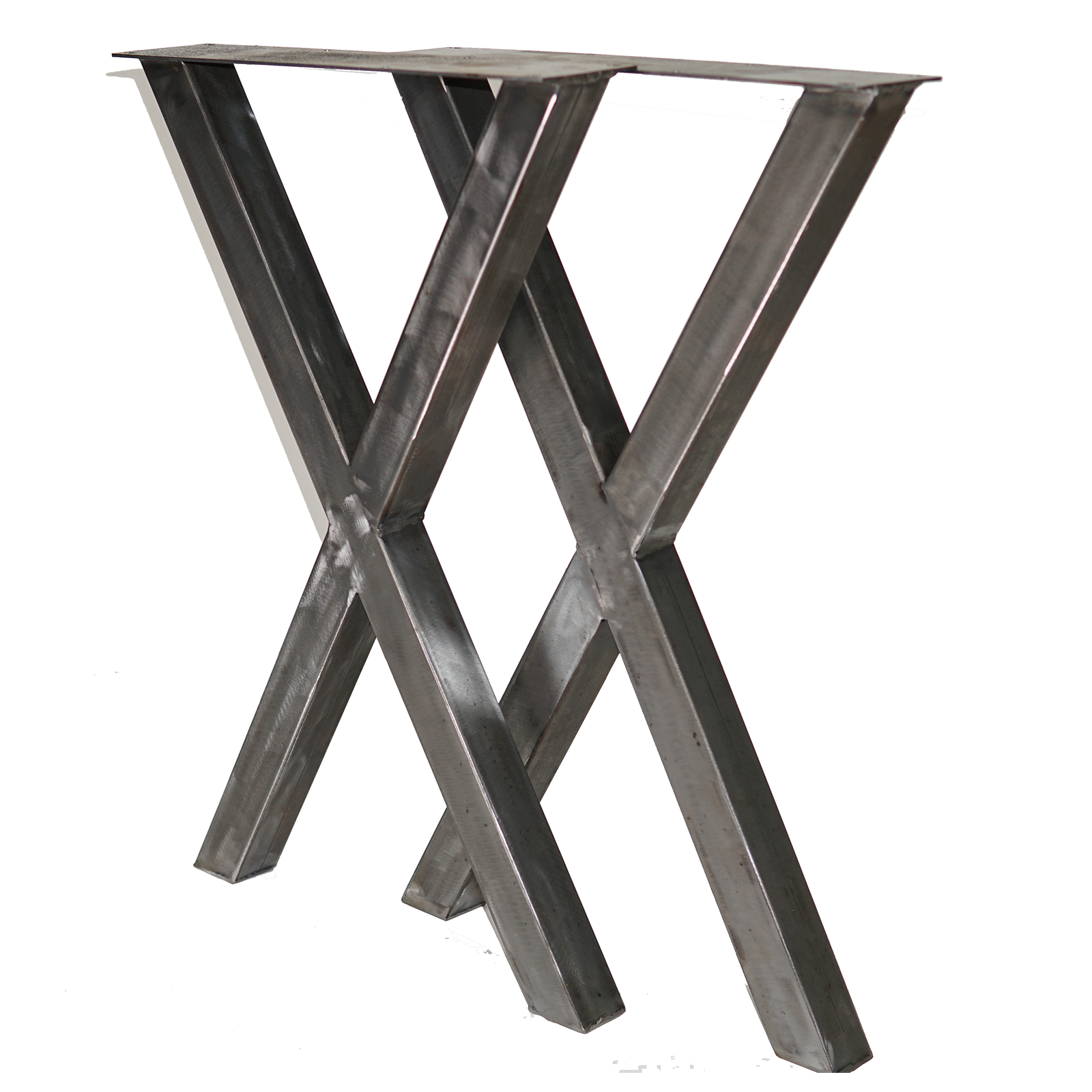 W5037BW2 Heavy duty Writing desk table X legs, 1 Pair 71cm tall