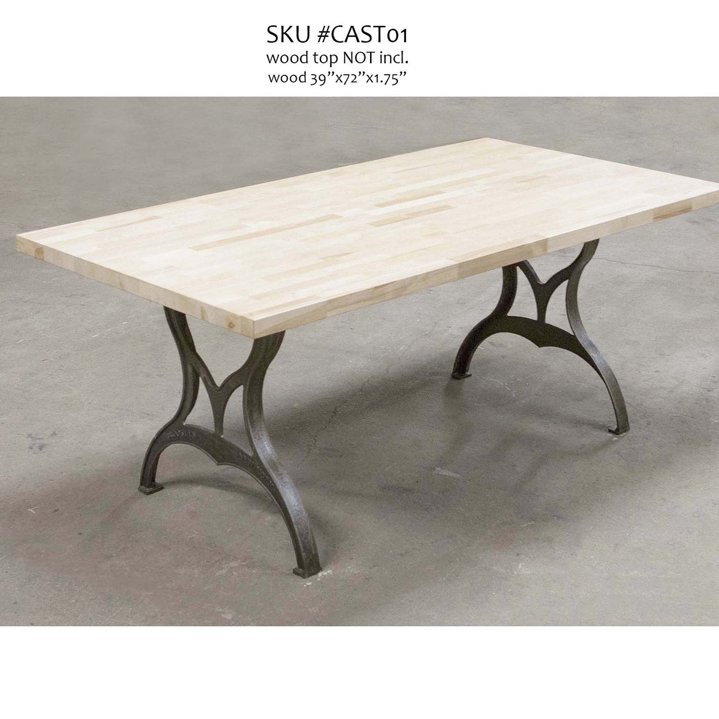 CAST01 Cast Iron Dining Table Legs