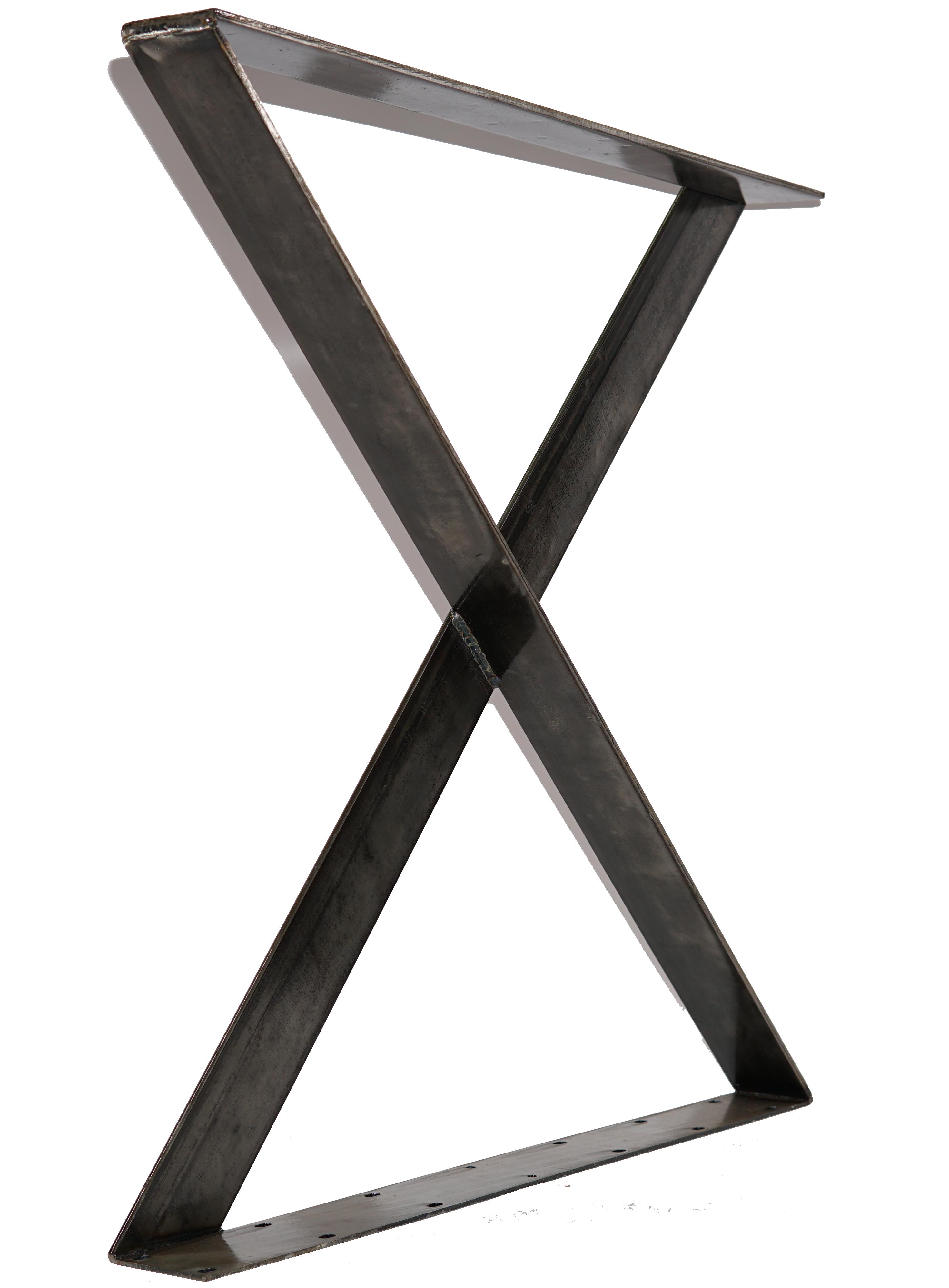 W5039A Flat Iron Dining Table X Legs, 1 Pair (Set of 2 legs)