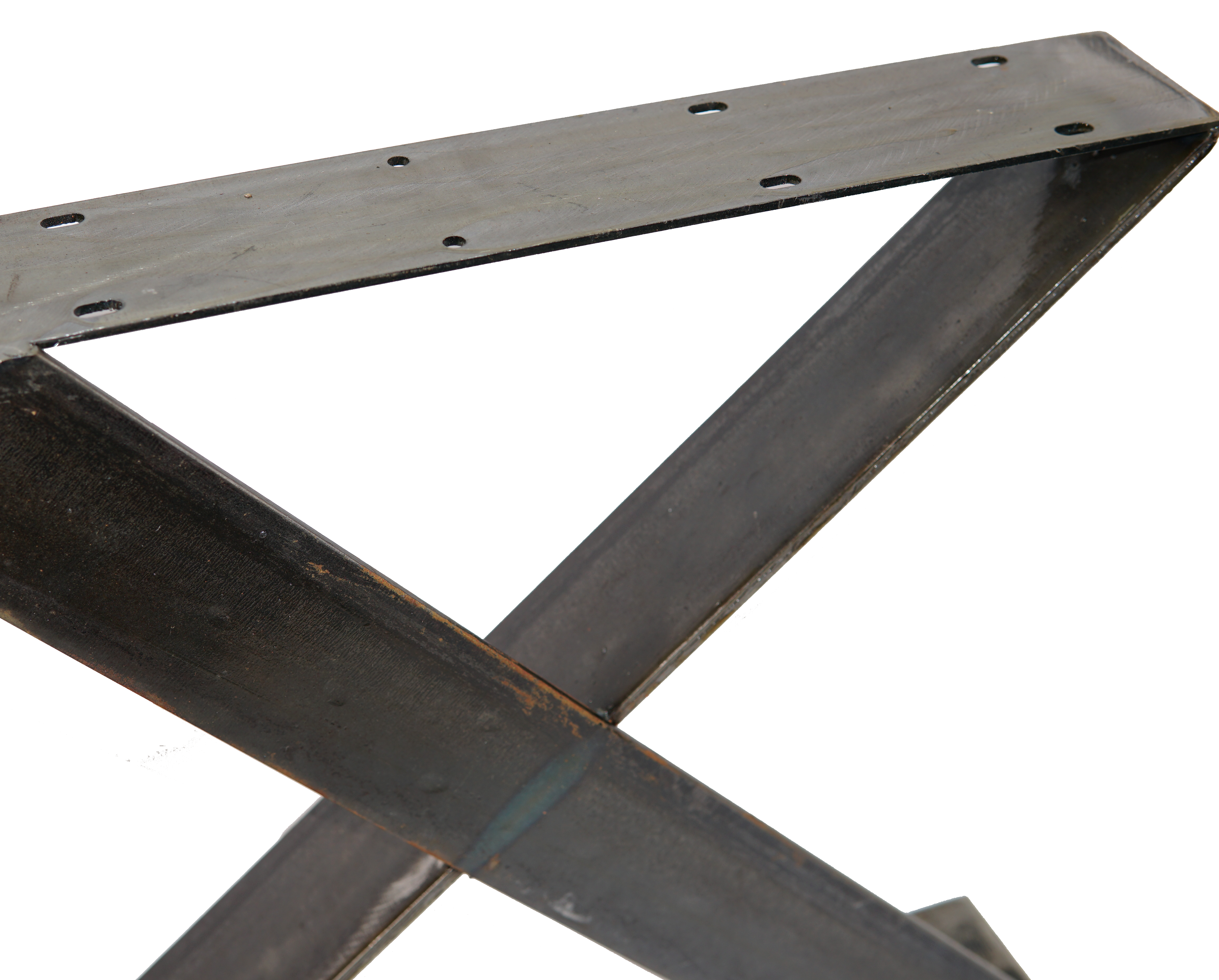 W5039D Flat Iron Coffee Table X Legs, 1 Pair (Set of 2 legs)
