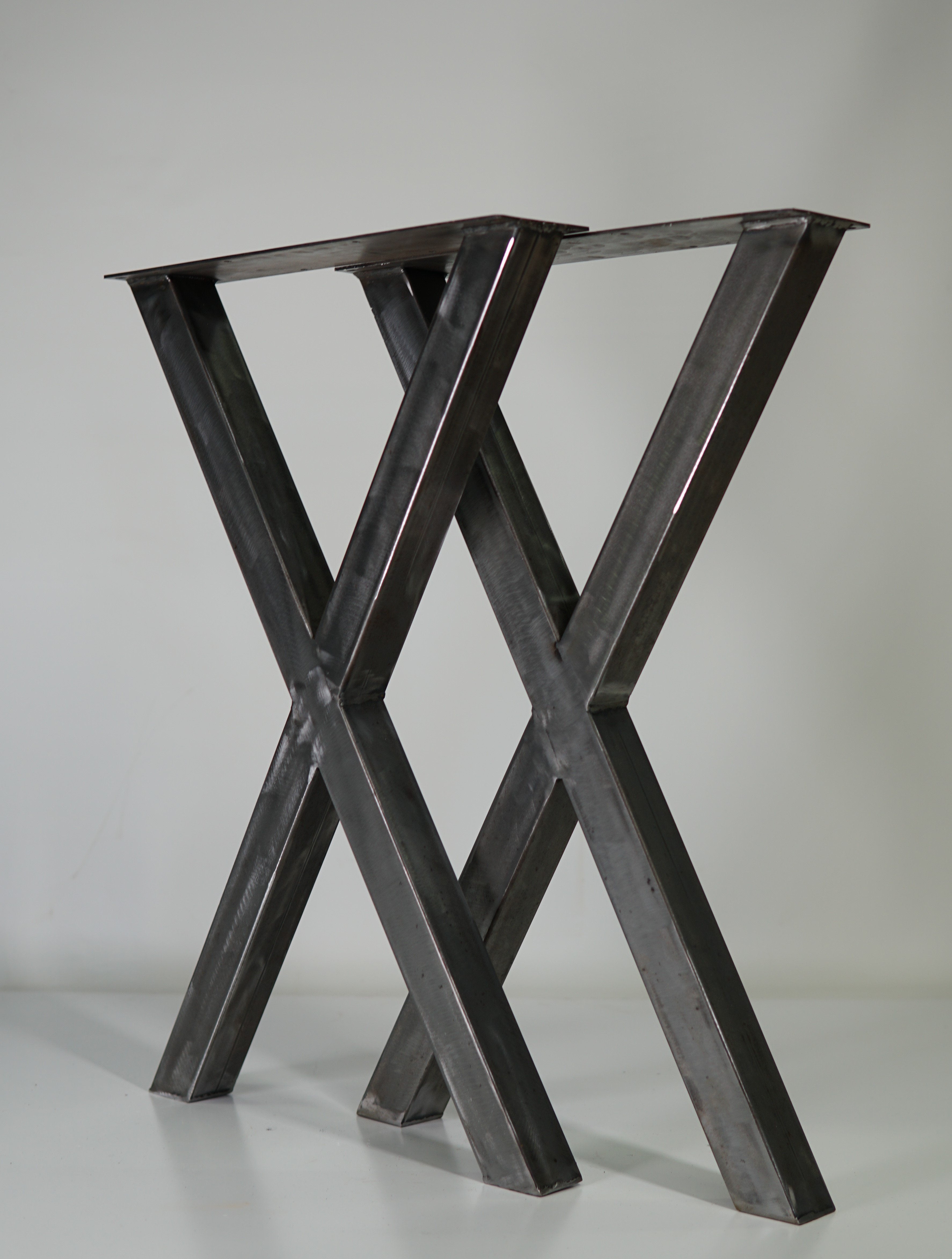 W5037BW2 Heavy duty Writing desk table X legs, 1 Pair 71cm tall