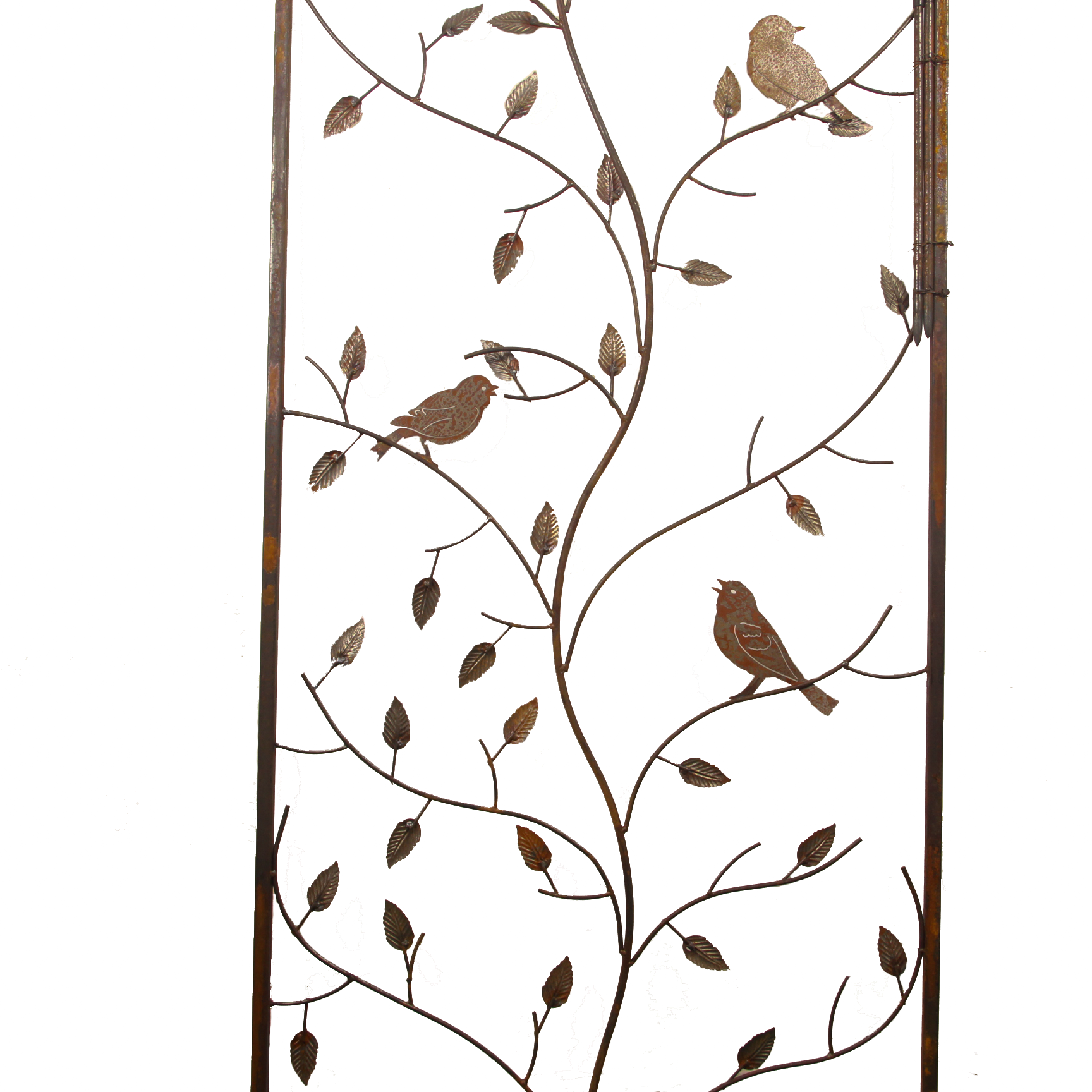 W4265-KD Trellis birds and leaves