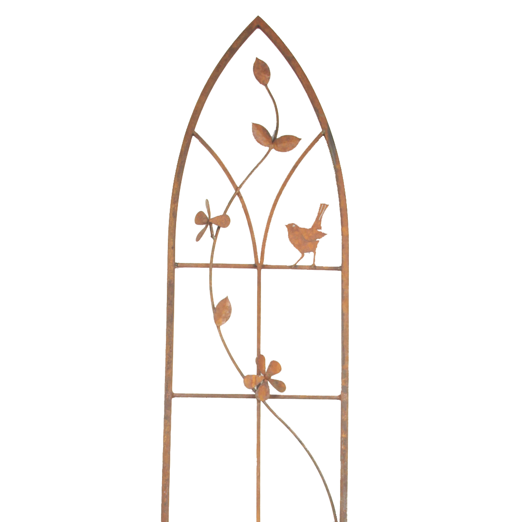 W3720KD Gothic window bird trellis