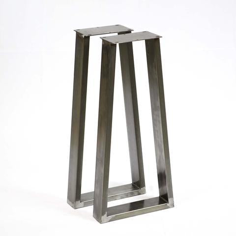SS230 Trapezoid Console Table Legs, 1 Pair 71cm