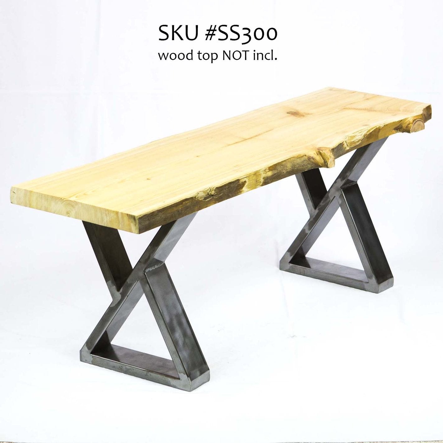 SS300 Z-shape Bench legs, 1 Pair