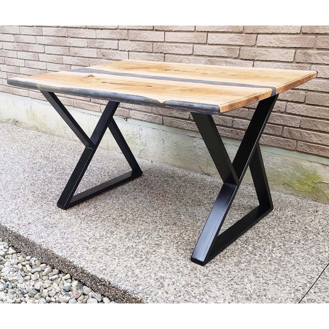 SS310 Z-shape Dining Table Legs, 1 Pair