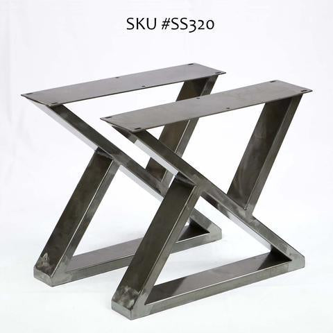 SS320 Z-shape Coffee Table legs, 1 Pair