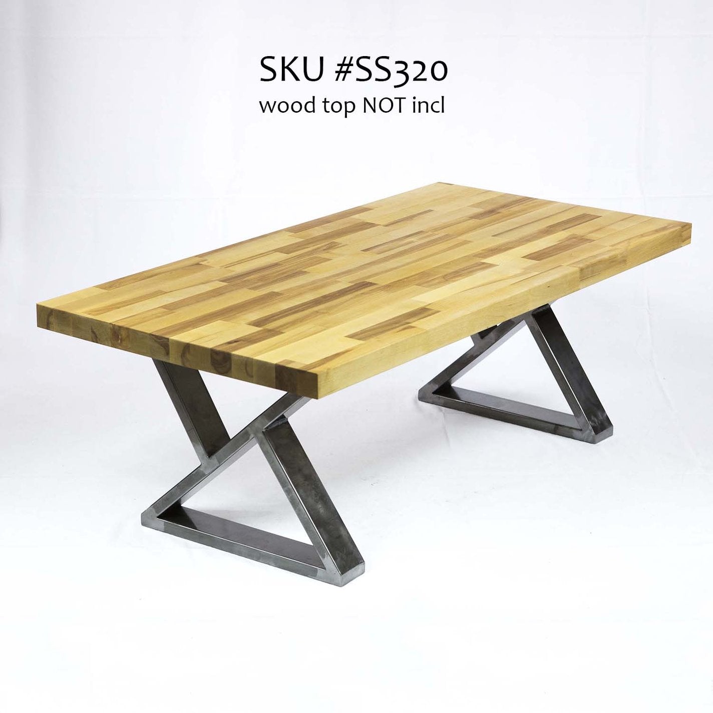 SS320 Z-shape Coffee Table legs, 1 Pair