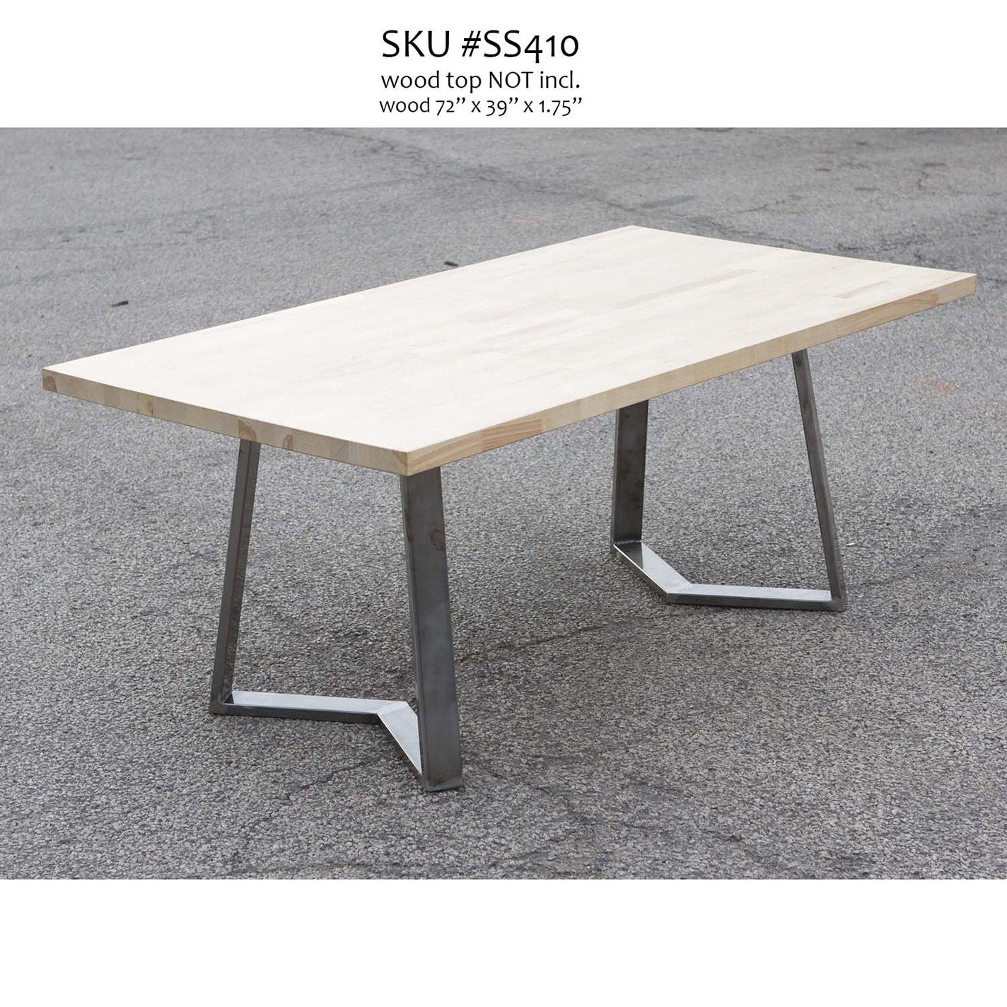 SS410 Cress Dining Table Legs, 1 Pair