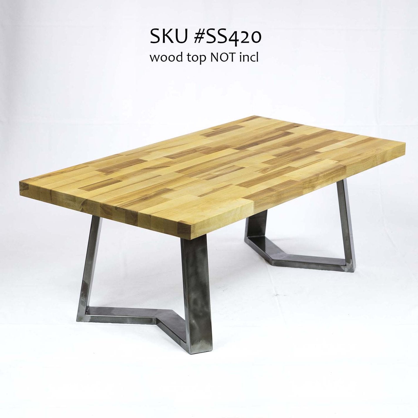 SS420 Cress Coffee Table Legs, 1 Pair
