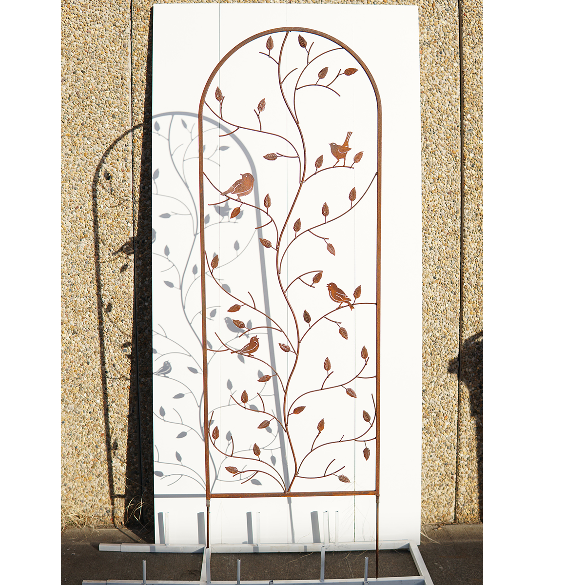 W4265-KD Trellis birds and leaves