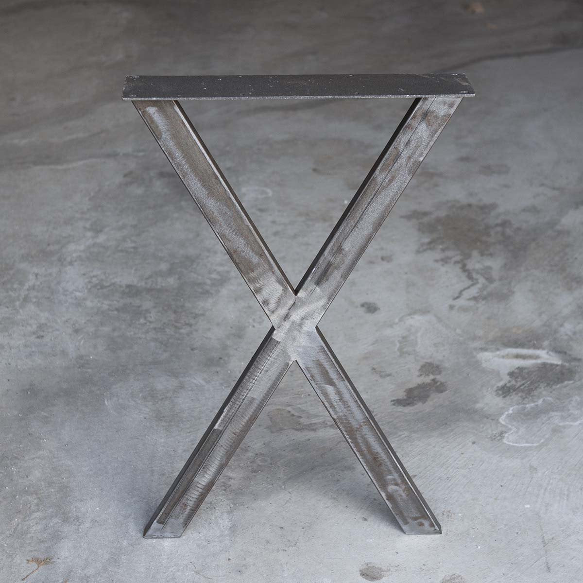 W5034BW Writing desk table X legs, 1 Pair (Set of 2 legs) 71cm tall