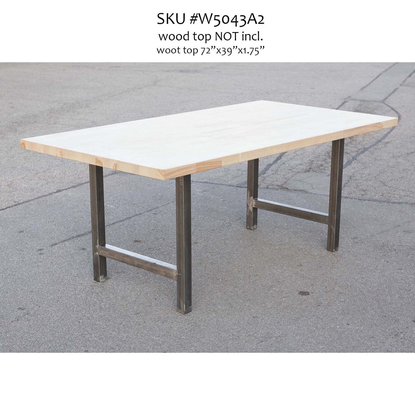 W5043A2 PLUS Dining Table H Legs, 1 Pair 71cm tall