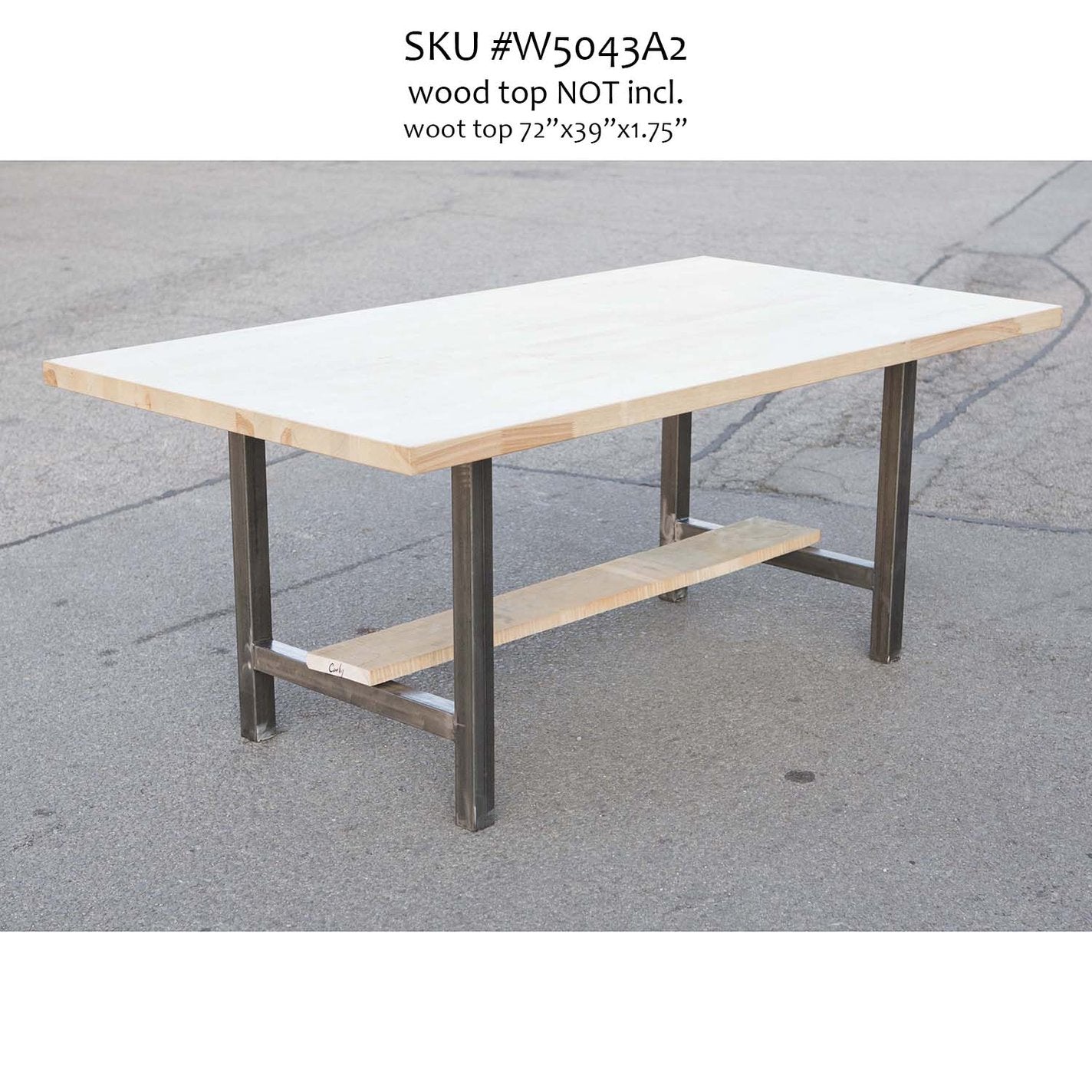 W5043A2 PLUS Dining Table H Legs, 1 Pair 71cm tall