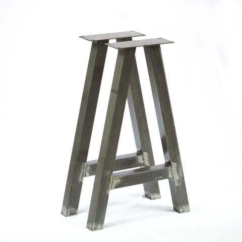 W5044BW2 PLUS Writing desk table A legs, 1 Pair 71cm tall