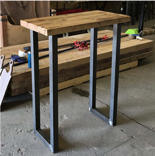 W5036N2 PLUS Bar Height Table U Legs, 1 Pair 101cm