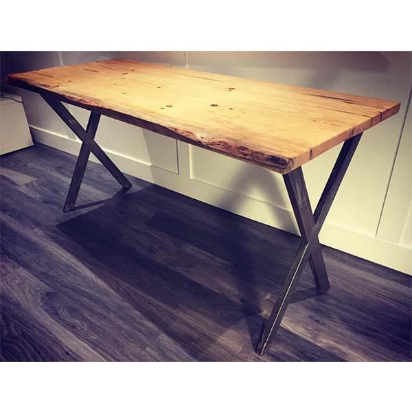 W5034BW Writing desk table X legs, 1 Pair (Set of 2 legs) 71cm tall