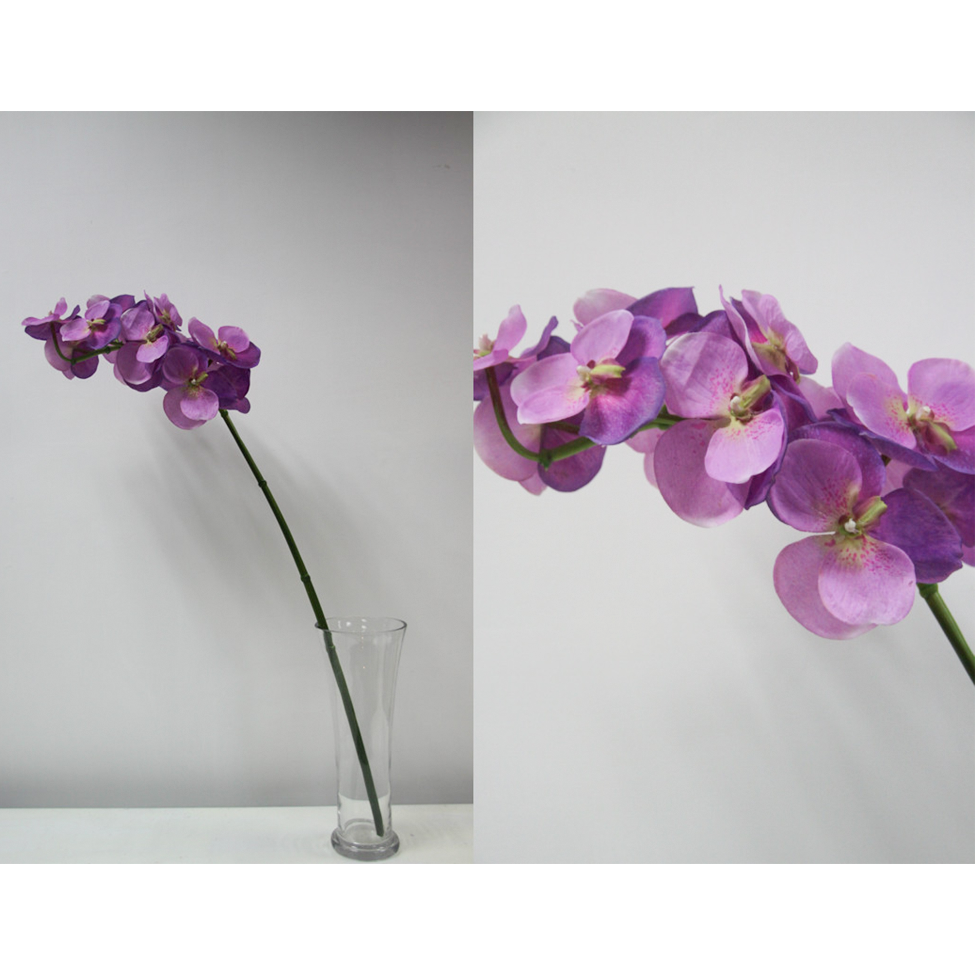 N35420-H038 11 heads Artificial Phalaenopsis Orchid Stem 94cm/ set of 3