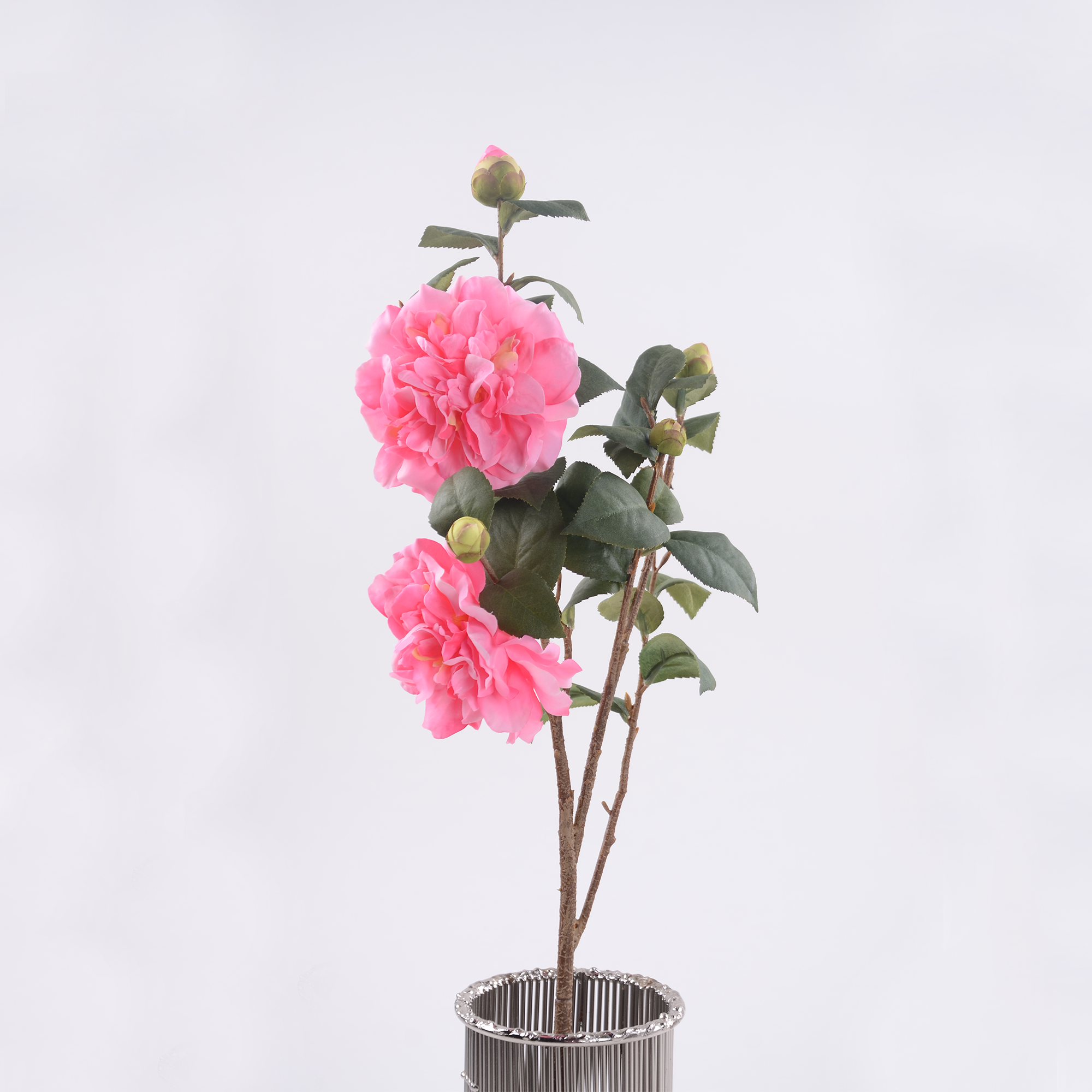 N37520-H014 Artificial Camellia 65cm / set of 4