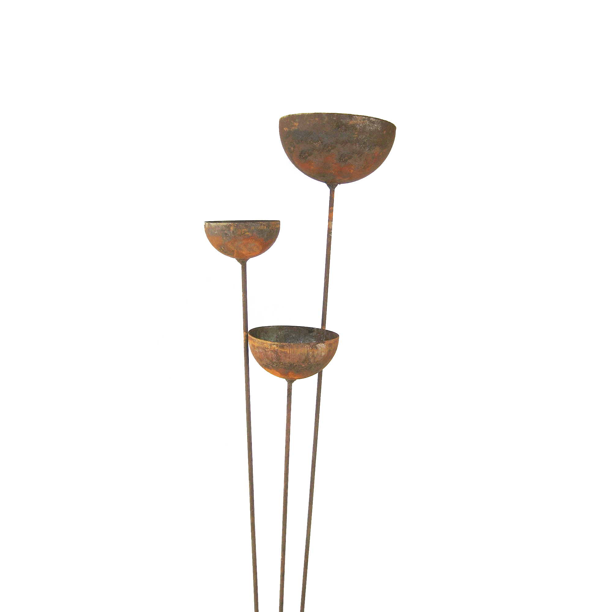 C1013S Triple Rain Bowl Stake, set of 2