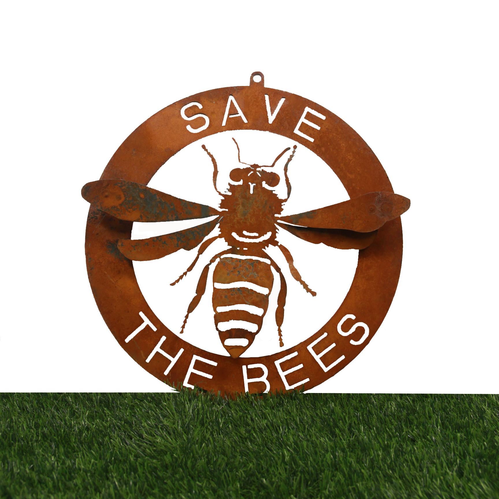 W4615 "Save the Bees" Honey Bee Wall Art - Set of 2