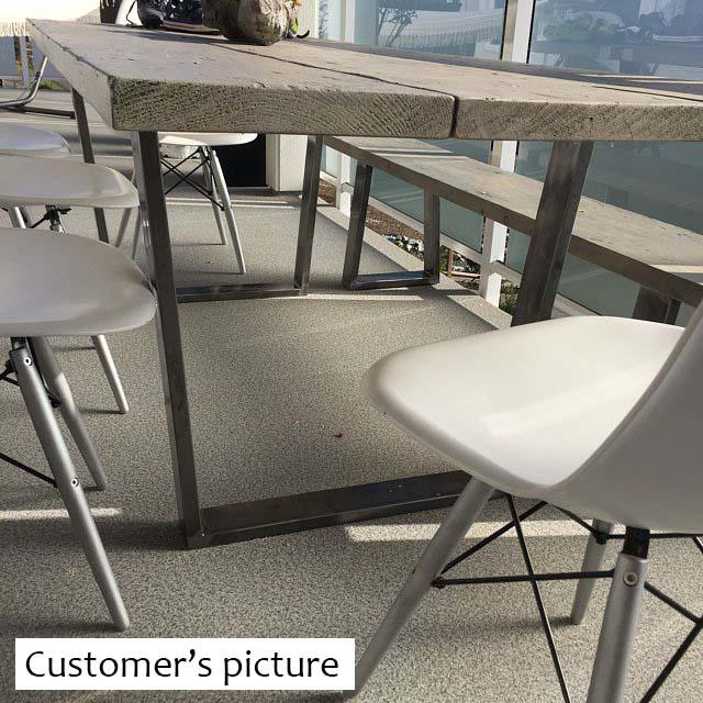 SS200 Trapezoid Bench legs, 1 Pair 40cm